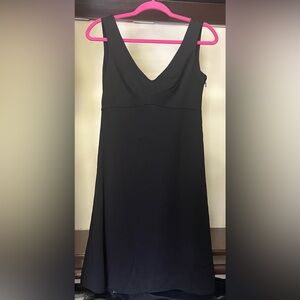 NWOT Kate Spade ♠️ Black V-Neck Mini Cocktail Dress with Velvet Bow, Size 6
